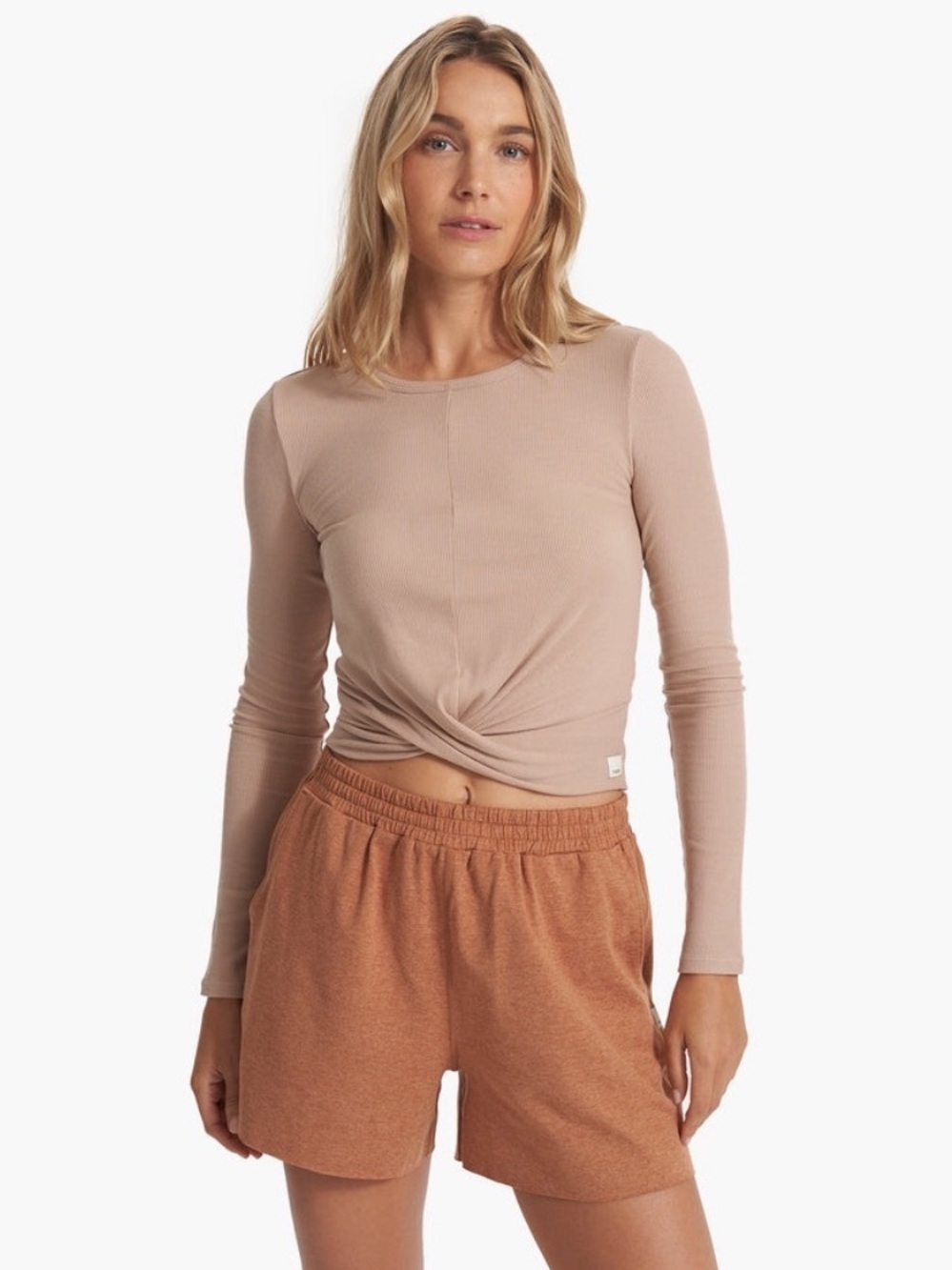 Vuori Cove Twist Long Sleeve Tee Large